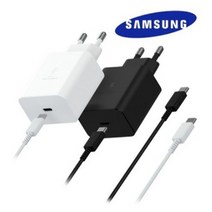 삼성전자 C to C 타입 25W 고속 충전기 EP-TA800, 블랙1