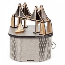 오르골 목재 입체퍼즐 - 영공방 부산 광안대교 3D입체퍼즐 거북선모형 숭례문모형 조각퍼즐, 상세페이지 참조, 상세페이지 참조