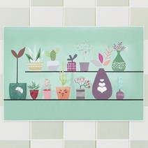 주방 시티지 싱크대 시트지 타일 벽 리폼 그림 민트 부엌 벽지 스티커 가스렌지 기름 오염 방지 가스레인지 보호 붙이는 접착 필름
