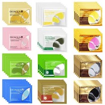 다크 서클 방지 골드 콜라겐 아이 마스크 눈 가방 주름 보습 패치 뷰티 스킨 케어 120 개 = 60 쌍, 01 Each 5 pairs