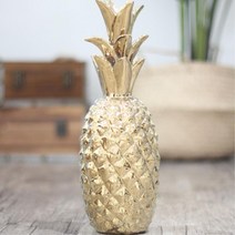레스토랑 장식품 금장 세라믹 파인애플 방꾸미기 카페장식 가게