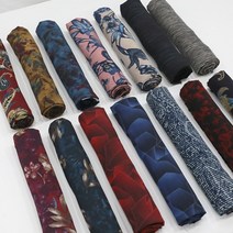 [대폭/인견쉬폰] 찰랑찰랑 시원한 인견쉬폰 14종 / 인견원피스 인견잠옷 여름스카프, 209 굿나잇 브라운