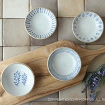 GDG5733 고반 청 찬기 11cm 4P SET 로얄코펜하겐/폴란드그릇/앞접시/파스타접시, 상세설명참조, 1개