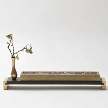 인센스 챔버 순동 향로 누워서 타는 향 홀더 받침 향꽂이, (관운)향 상자 + 향대 + 향통