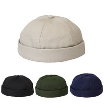 면 코튼 데일리 와치캡 레옹모자