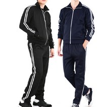 에킨 져지 이선 카라집업 일자 트레이닝복세트 M~3XL 츄리닝 운동복 빅사이즈