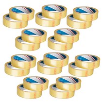 부광테이프 물레방아 리필용 다용도 테이프 24mm x 25m, 투명, 20개