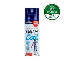 [천삼백케이] [유한양행] 해피홈 쿨 에어파스 에어로솔 200ml, 단품
