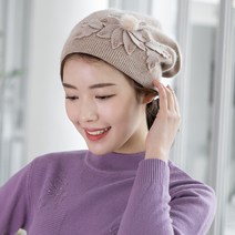 엄마옷 모슬린 앙고라 비니 모자 CA112047마담 미시옷 50대 중년여성의류 60대 엄마옷 빅사이즈 할머니옷 여성옷
