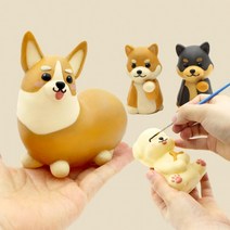 멍냥이 컬러링 키트 DIY 컬러링토이 색칠놀이 미술놀이 집콕놀이 입체컬러링 색칠 취미키트 8종 유기견기부, 포메라니안