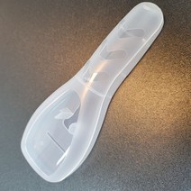 화이트 휴대용 여행용 면도기 보관 케이스, 1개