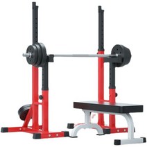하체운동 핵스쿼트 머신 파워 랙 벤치프레스 기구 렉 조절가능한 장비 머신, 원피스스쿼트랙