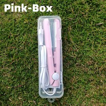 전문가용 매직기 미용실 음이온 고데기 반달 판 최신 컬링 아이론 미니 헤어 스트레이트너 아이언 세라믹 스트레이트닝 스타일링 도구 헤어 컬러 플랫 아이언 수염 스트레이트너, 02 Pink-Box_04 AU