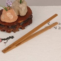 다도 카페 꽃차 집개 찻잔용 집게 대나무 차집게 녹차 슈가텅 케이터링 작은 설탕집게