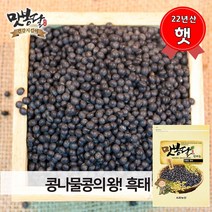 맛봉달 2022년 흑태 콩나물콩 콩나물키우기 검은콩 속노란약콩 국내산, 1개, 1kg