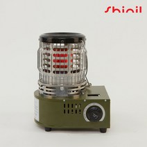 신일 가스히터 캠핑 낚시 휴대용 차박 미니난로 카키 SCG-GA1350, 신일 SCG-GA1350