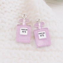 귀걸이 보석 장신구 여성 링 목걸이 팔찌 키 체인에 대 한 10pcs 여러 가지 빛깔의 향수 매력 수 지 펜 던 트 드롭 Diy 쥬얼리 만들기 용품