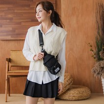 프롬헤븐 크로스백 힙색 슬링백 웨이스트백 룸컵