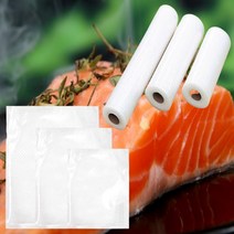 프레쉬팩 가정용 업소용 진공포장기 진공포장비닐 비닐접착기 밀폐보관 식품포장기 압축기, 파우치6호