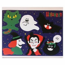 할로윈 백작과마녀사탕페이퍼(6P)-1장 5EA, 단품