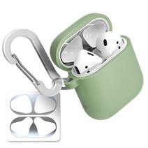 슈퍼디비전 실리콘 젤리 키링 에어팟 케이스 + 철가루 방지 스티커, 아티초크, 에어팟 2세대 / 1세대