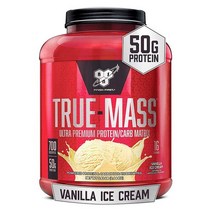 BSN 비에스엔 트루 매스 게이너 바닐라 아이스크림 2.64kg 단백질 True-mass, 1개