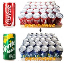 코카 코카콜라 190mlx(30캔)+스프라이트 190mlx(30캔), 59캔, 185ml
