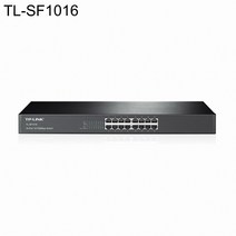 TL-SF1016 스위치허브 (16포트 100Mbps 랙마운트가능)