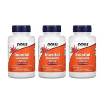 [3개] 나우푸드 이노시톨 500mg 100베지캡슐 미오이노시톨, 1개, 기본