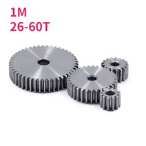 스퍼기어 스퍼 기어 스테어 포지티브 1M 26T 27T 28T 29T 30T 31T 32T 35T 36T 40T 45T 50T 60T 톱니 RC부품, 9.36 Teeth -1pcs