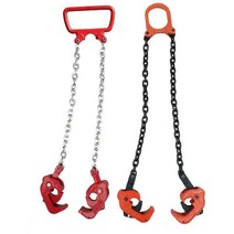 지게차 후크 집게 체인 고리 견인 운반 굴삭기 드럼통, N 4발톱 초강력 주철 플라스틱 겸용(체인절)