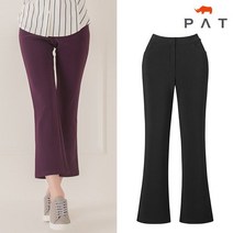 PAT 밍크본딩 세미부츠컷 팬츠