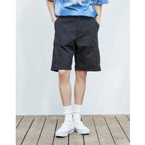 [헤지스 남성] [[22SS]] HZPA2B882BK [밀리터리] B.D.U 립스탑 숏팬츠