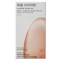 닥터블릿 푸응 다이어트 가르시니아 복숭아맛 차전자피 식이음료 6g x 20포, 1박스