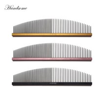 핸섬 페이스콤(반달콤) 16.5cm 애견미용전문가용, 골드