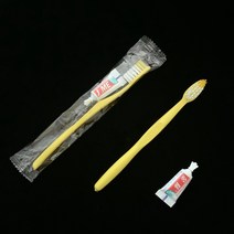 개별포장 숙박비품 일회용 칫솔 손님용 호텔 모텔 세면도구 100개, A 칫솔+치약 100세트