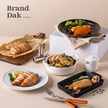 브랜드닭 훈제 닭가슴살 5종 혼합, 100g, 10팩