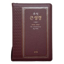 성서원 고급판(천연가죽)주석 큰성경 개역개정 새찬송가 대 합본
