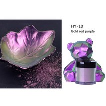 비누염료 새로운 색상 변경 안료 천연 진주 분말 고휘도 반짝이 변색 DIY 에폭시 수지 염료 네일 메이크업 필러, 10, [10] 10