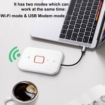 포켓 Mifi 4G 와이파이 라우터 화이트 150Mbps 모뎀 자동차 모바일 무선 핫스팟 Sim 카드 슬롯 휴대용 1 피, 01 White