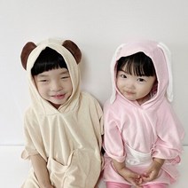 노블리안 토끼곰목욕가운