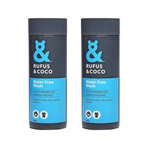 Rufus & Coco 루퍼스 코코 강아지 고양이 워터프리 파우더 드라이샴푸100gx2개 Water Free Wash Dog Cat Powder, 1개, 100g
