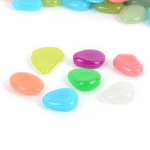 돌맹이 야광 자갈 어항바닥재 인조자갈 화분돌, 옐로우