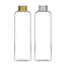 알루미늄캡 120ml 150ml 200ml 250ml 300ml 500ml 어메니티 공병, 1개, 300ml투명용기 골드캡