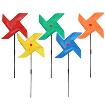 왕바람개비 PVC바람개비 칼라 색상랜덤 낱개