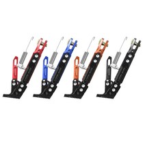 스쿠터 오토바이 바이크 스탠드 발받침대 거치대 받침대, 1.레드, 1개