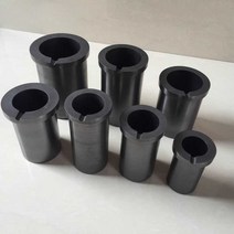 고순도 흑연 도가니 금속 주물 형은 석영 가열 용해, 2kg 화이트 쿼츠 재킷 81x110mm