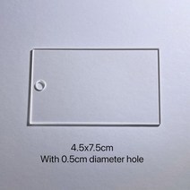 투명 아크릴 테이블 카드 게스트 사각형 DIY 에스코트 웨딩 이름 장소 설정 서예 문구 20 50 개, 50pcs, 4.5x7.5cm with hole