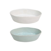 코스타노바 노바 타원오븐접시 30cm 2color, 화이트, 색상:화이트