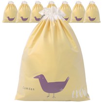 쿠넬 방수 복주머니파우치 여행용 비닐파우치 8p